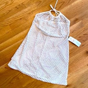 NWT white Sexy swim cover up.